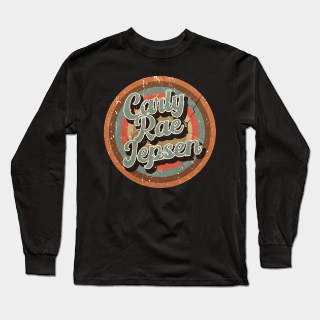 Carly Rae Jepsen // Vintage Look aesthetic art Long Sleeve T-Shirt by penCITRAan